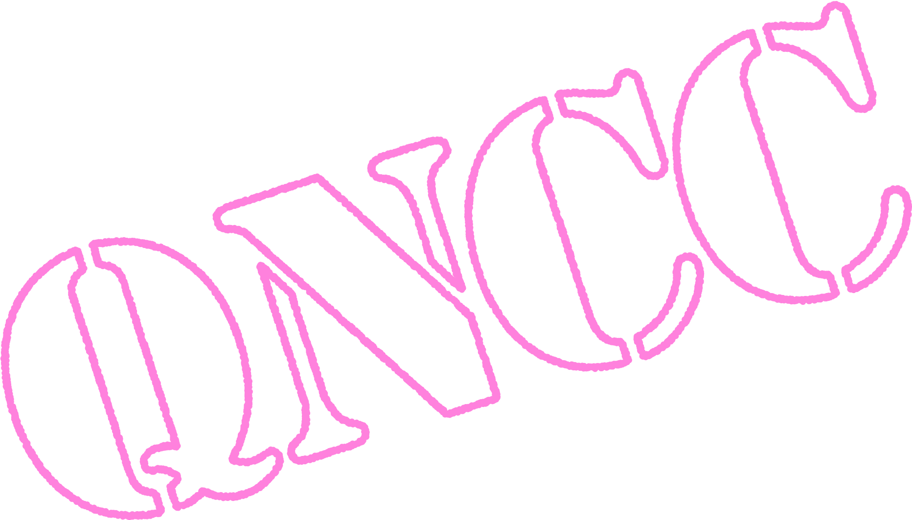 QNCC Logo in Pink Outline